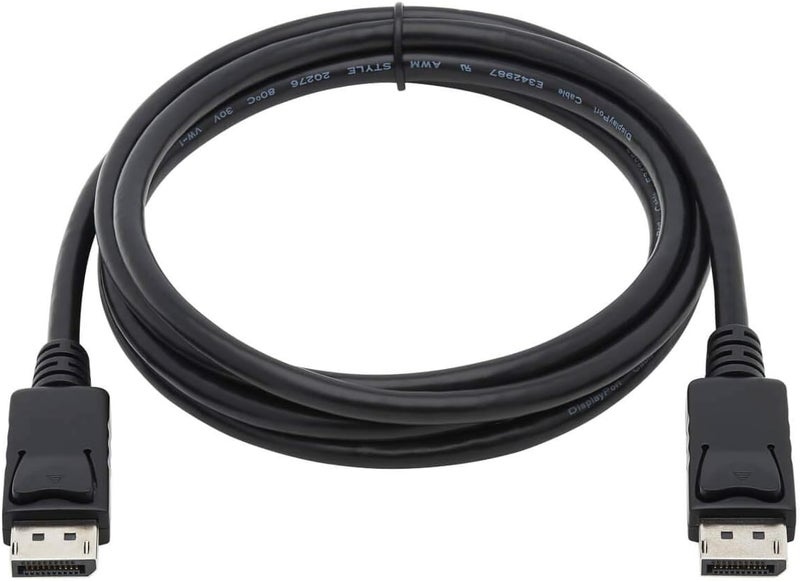 TRIPPLITE كابل DisplayPort مع مشابك، DP إلى DP، موصلات ذكر إلى ذكر، جودة 4K @ 60Hz، أسود، 10 أقدام / 3 أمتار، (P580-010) - Image 2